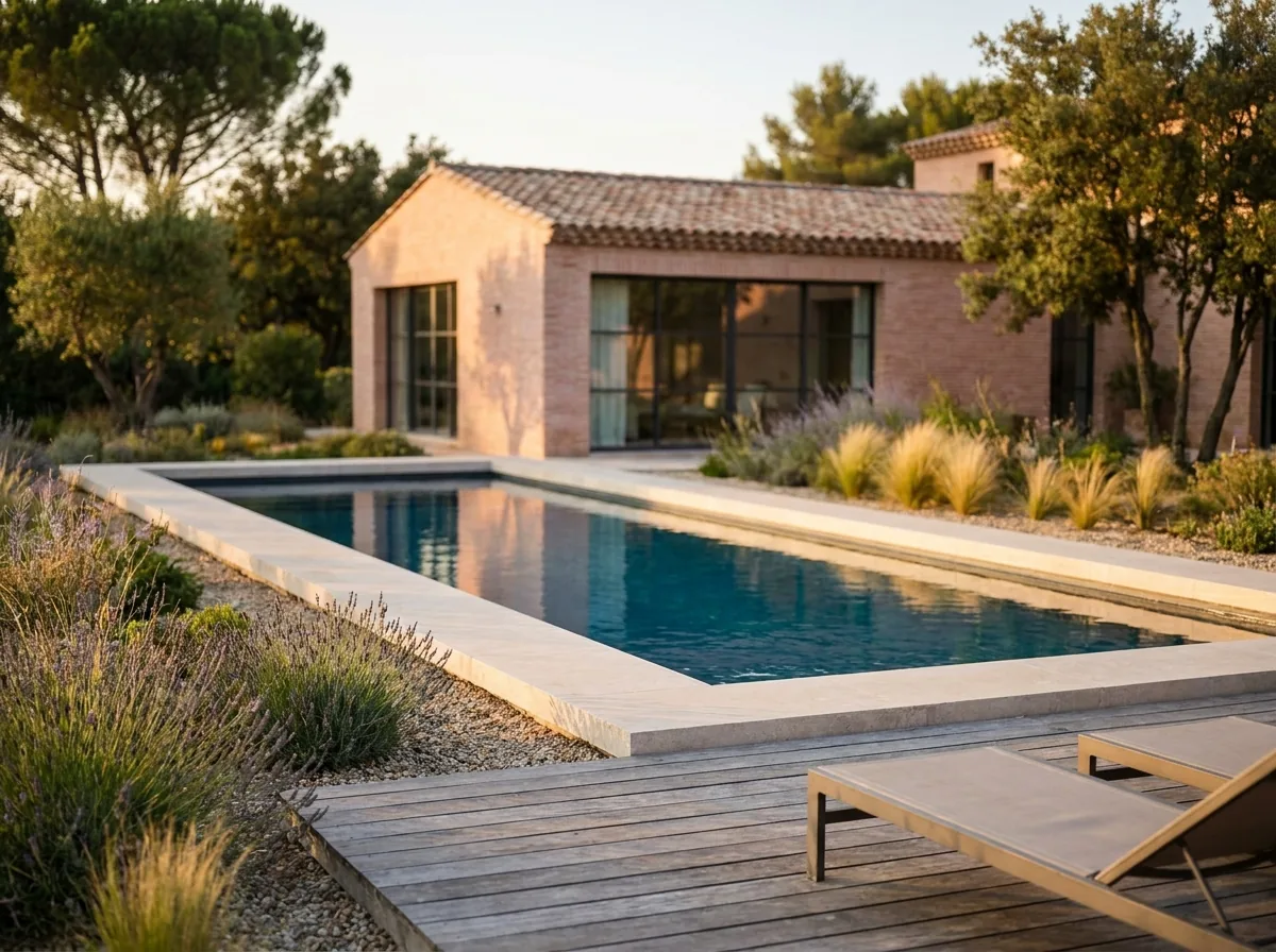 Piscine rectangulaire moderne